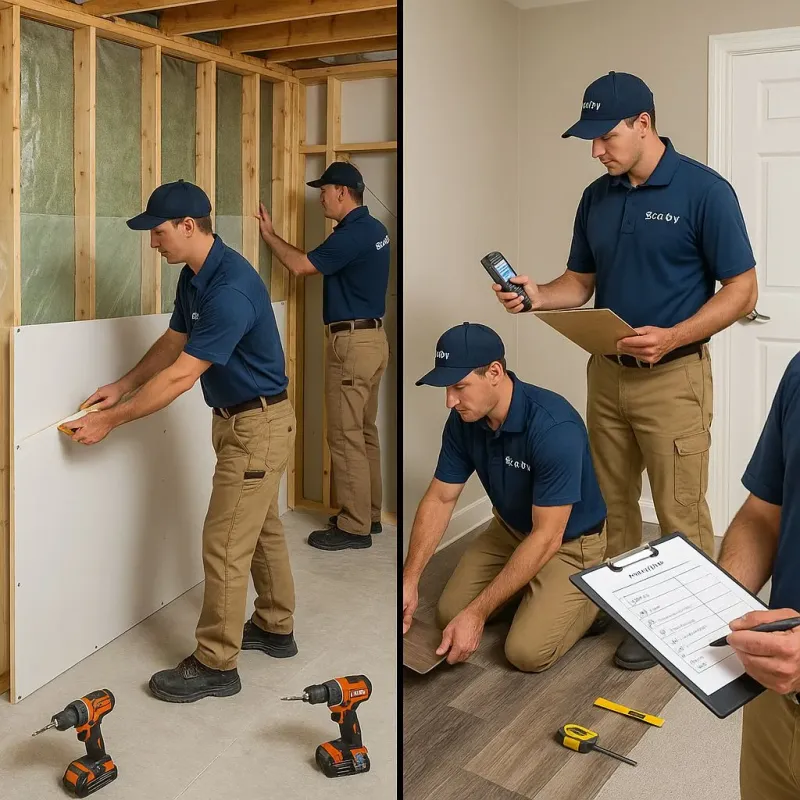 Repairs and Reconstruction process in Montague, MI