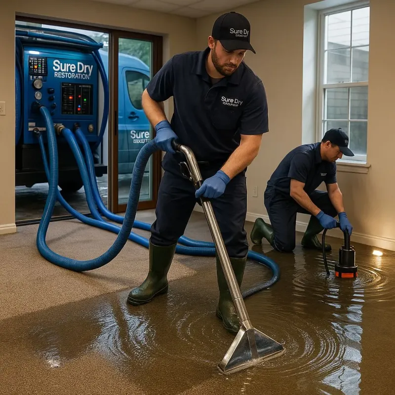 Water Extraction and Removal process in Montague, MI